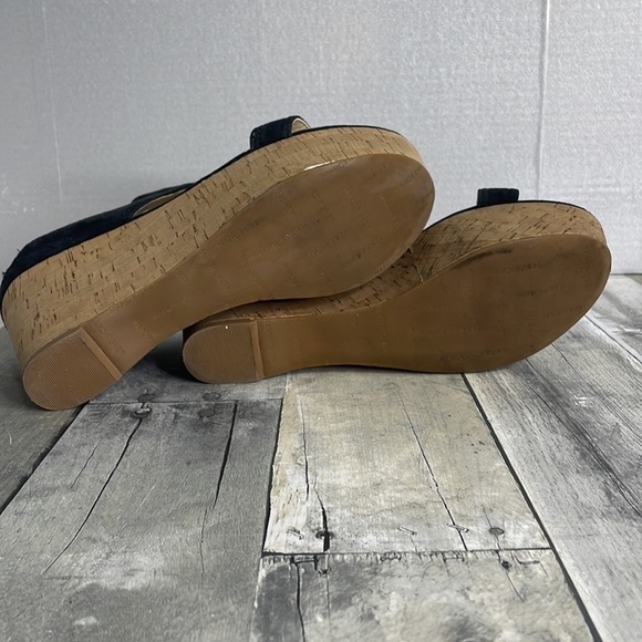 MARC Fisher‎ women’s black suede platform wedges. Size 10M. Good condition. - Picture 5 of 8